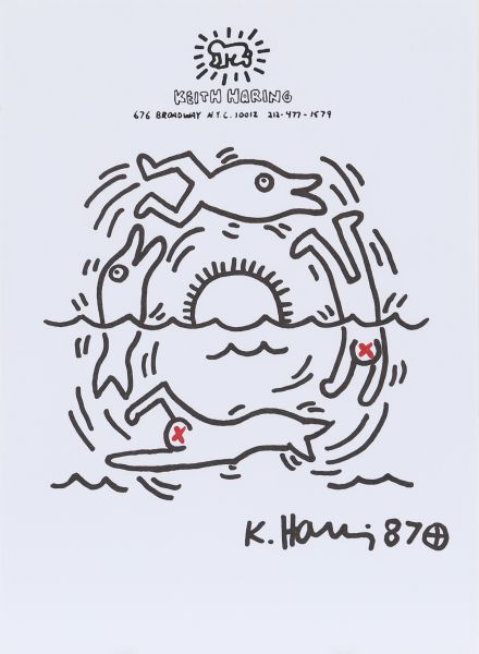 Keith Haring (1958-1990) d'après