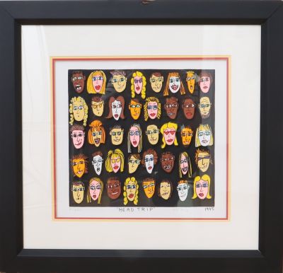 « Head Trip » de James Rizzi (1950-2011)