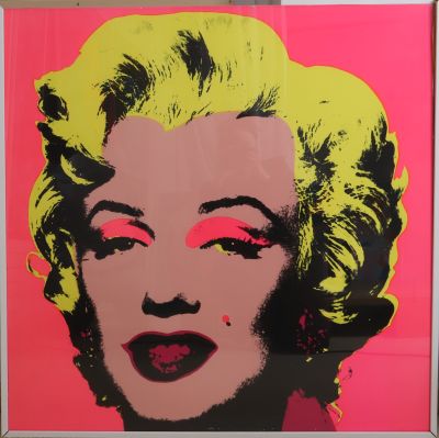 Marilyn Monroe d'après Andy Warhol (1928-1987)