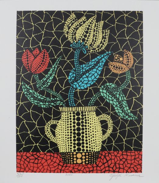 Yayoi Kusama (née en 1929) Attribué à