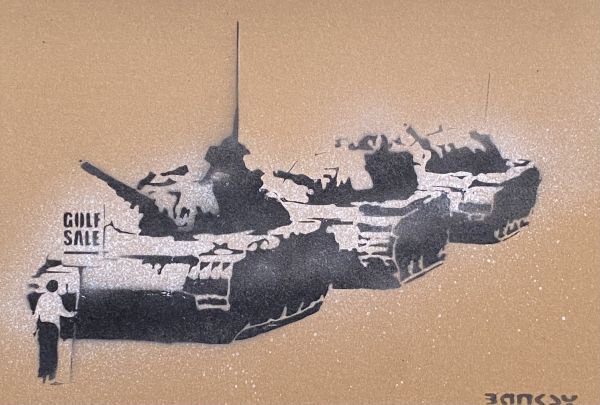 162 BANKSY Né en 1974 (D'après)