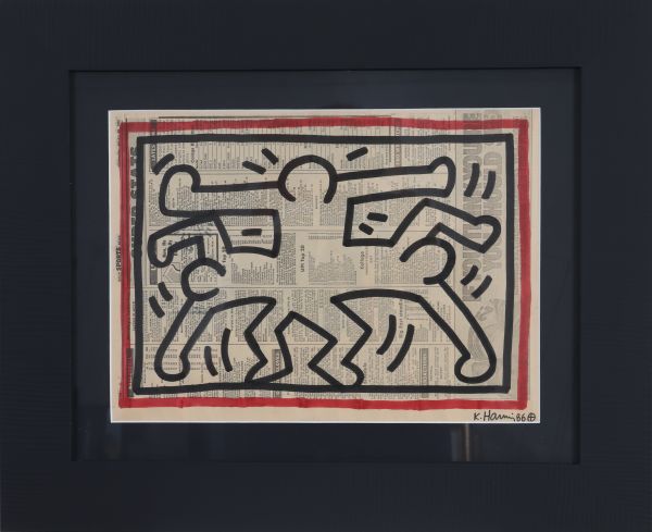 Keith Haring (1958-1990) Attribué à