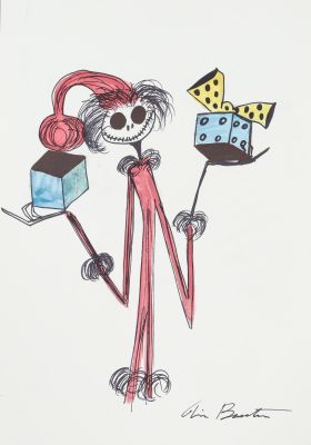 Tim Burton (né en 1958) Attribué à