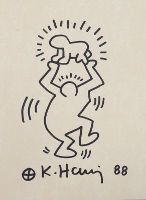 Keith Haring (1958-1990) d'après
