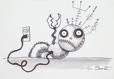 Tim Burton (né en 1958) Attribué à