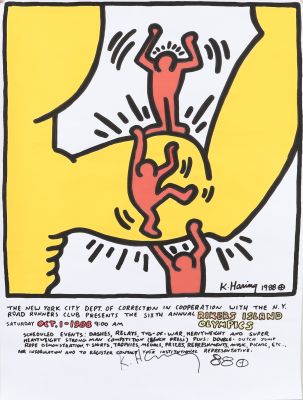 Keith Haring (1958-1990) d'après
