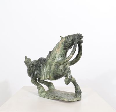 Asian horse sculpture