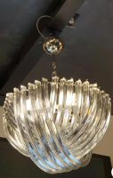 Lustre Venini Murano modèle de Carlo Nason (né en 1935)