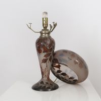 Lampe champignon PEYNAUD (bordeaux)