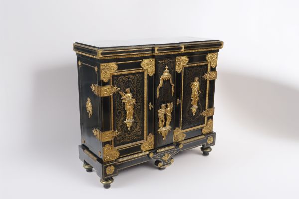 Exceptionnel meuble d'appui Louis XIV Attribué à BEFORT JEUNE XIXè