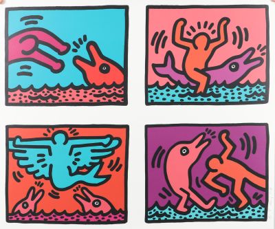 Keith Haring (1958-1990) d'après