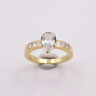 Bague Or jaune et diamant