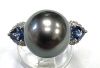 Bague Cocktail Perle grise