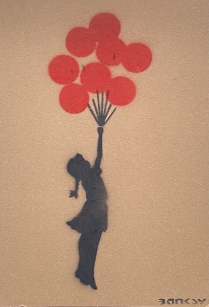 166 BANKSY Né en 1974 (D'après)