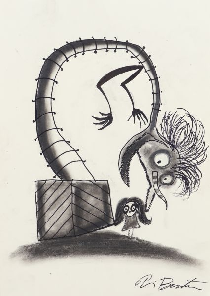 Tim Burton (né en 1958) Attribué à