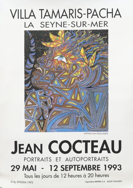 Affiche Jean Cocteau (1889-1963)