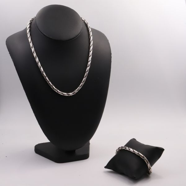 Parure Or Blanc 18k